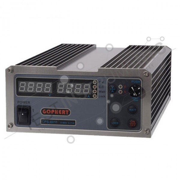 CPS6011 GOPHERT High Efficiency Adjustable DC Power Supply (60V 11A)